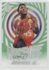 2019-20 Panini Illusions Mystique Emerald Donovan Mitchell #13 2vh