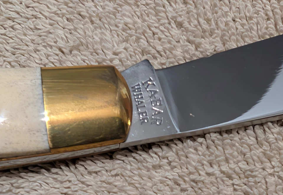 Navaja de bolsillo Ka-Bar 1989 White Whaler WLR89 Foto 4 de 4