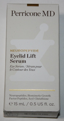 Perricone MD Neuropeptide Eyelid Lift Serum 0.5 fl oz 15 mL $129 RETAIL NEW