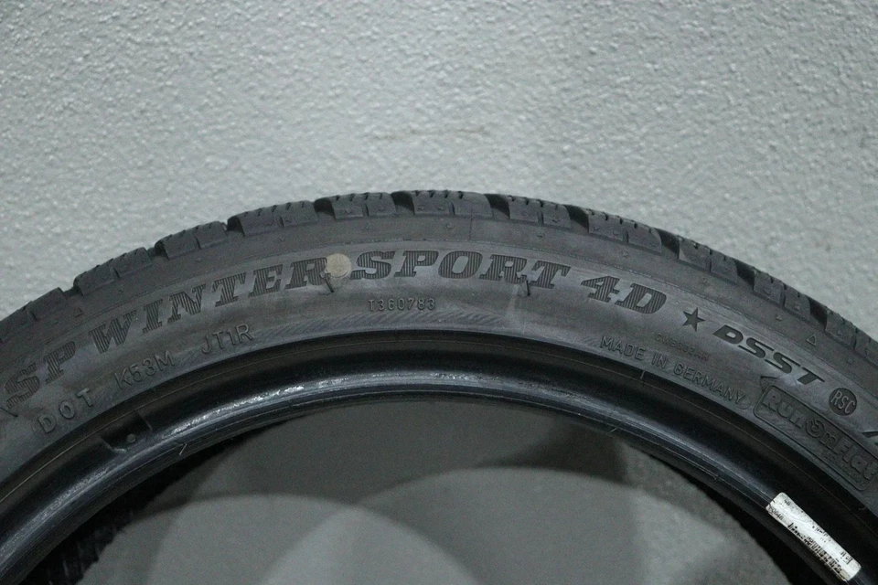 4x Dunlop SP Winter Sport 4D DSST RFT 205 45 R17 88V Winterreifen Reifen T447T - Bild 3 von 4