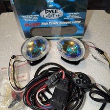 Universal Mount Clear Halogen Driving Lamps Rainbow Tint Leds Wiring Switch