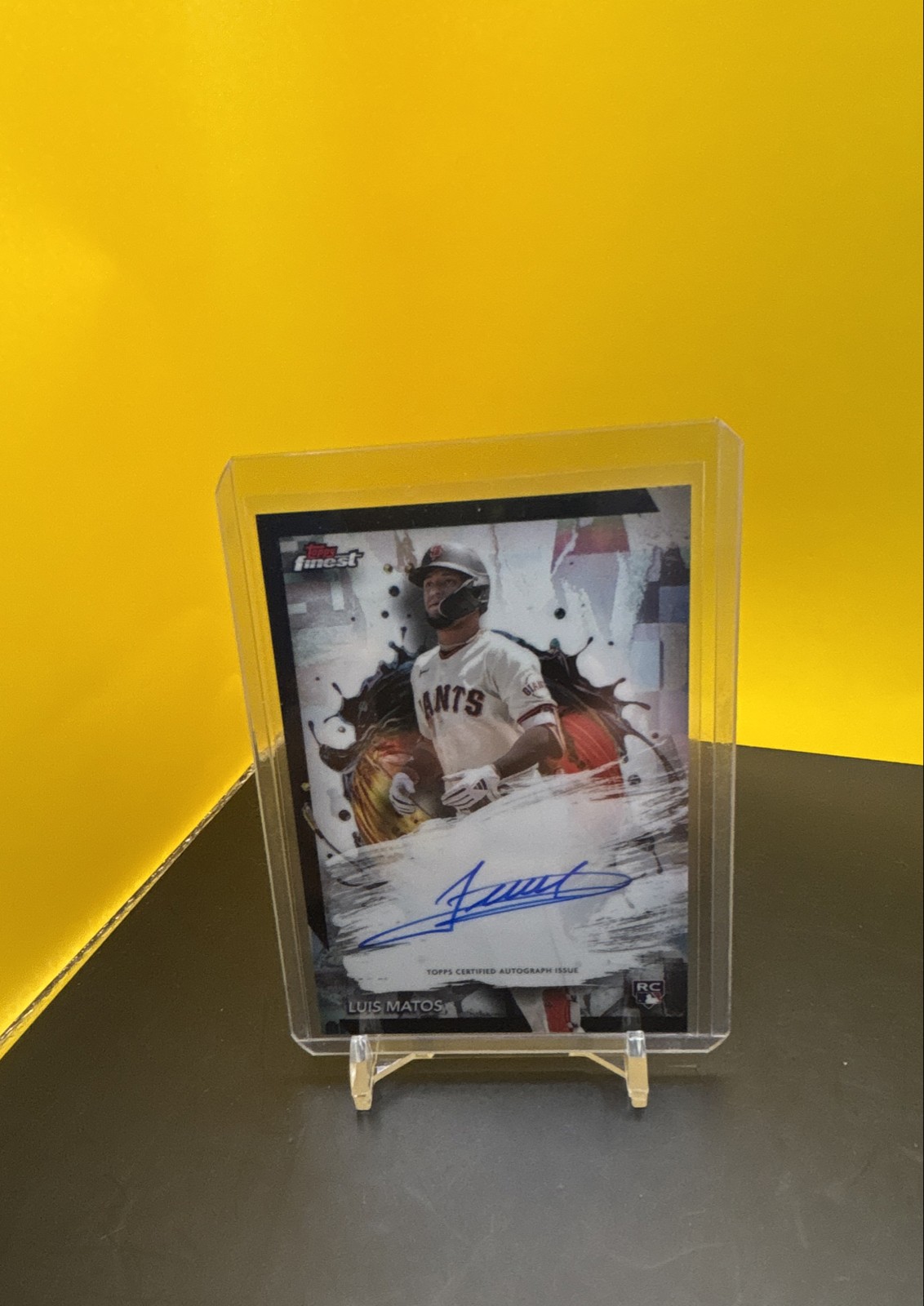 2024 Topps Finest - Finest Autographs Luis Matos #FA-LM (AU, RC)