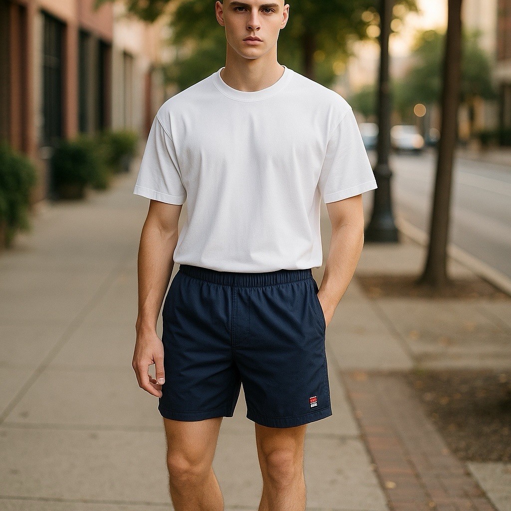 Pantaloncini da allenamento uomo Fila Sport nuovi con etichette con tasche taglia XXL blu