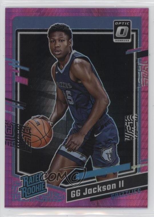 2023 Panini Donruss Optic Rated Rookie Pink Hyper Prizm GG Jackson II #228 19tz