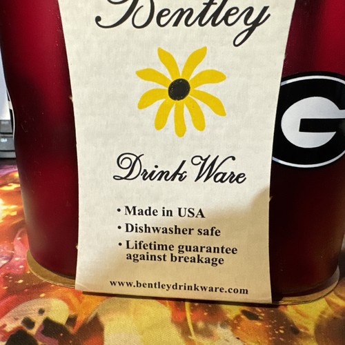 Paquete de 4 vasos Georgia Bulldogs 16 oz NUEVO Bentley Drink Ware - Imagen 5 de 5