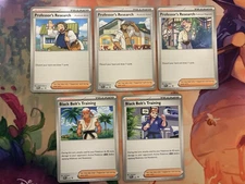 (5x) Pokemon SVP Set - Professor's Research & Black Belt's Training SVP 219-223