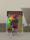 Shohei Ohtani 2021 Topps Chrome Silver Refractor '86 Retro Insert Card #86BC-9