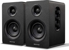 Compact Carbon Fiber Bookshelf Speakers with ...