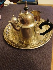 Vintage Kaffee- und Teeset  5teilig EPNS mit Krug