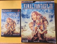 Final Fantasy XII PS2 with Strategy Guide 2006 Disc unscratched Manual included