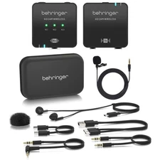 Behringer GO CAM Wireless Digital Clip-On Microphone System for Content Creators