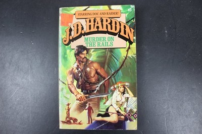 Murder on the Rails J.D. Hardin 1986 Berkley Edition Action Thriller Paperback