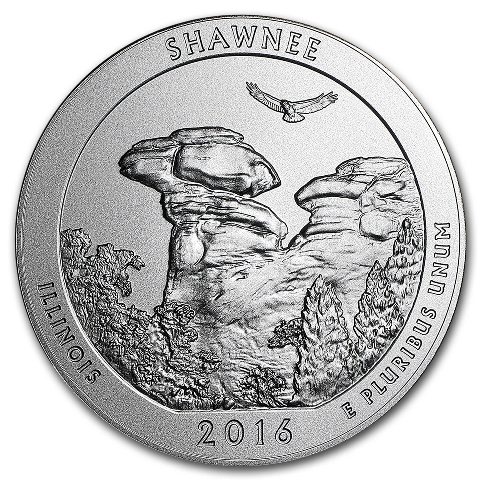 2016-P 5 oz Silver ATB Shawnee (w/Box & COA) - Image 2 of 3