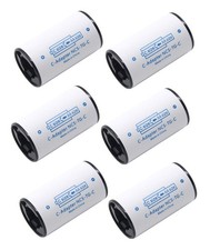 LampVPath Pack of 6 C Size Battery Adapter, AA to C Battery Adapter Converte...