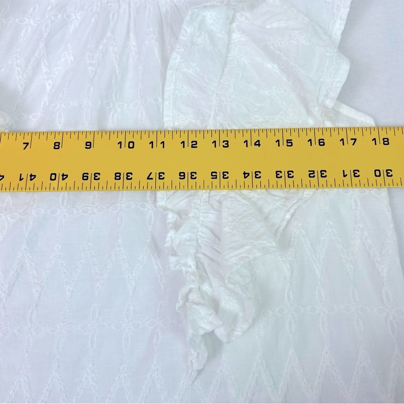 Universal Thread Blouse Small Cottagecore White E… - image 7