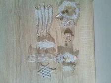 Handmade Christmas Ornaments, Assorted, Lot Of 14