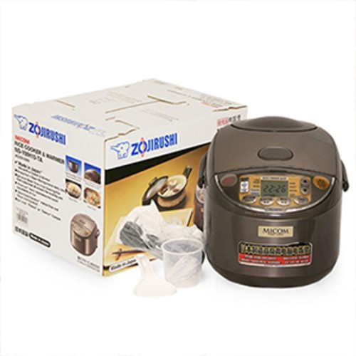 Zojirushi Rice Cooker, 5.5 cup capacity, Brown, NS-YMH10-TA,