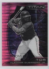 2022 Panini Chronicles Titan Pink Pulsar Prizm Vladimir Guerrero Jr #25 1a3g