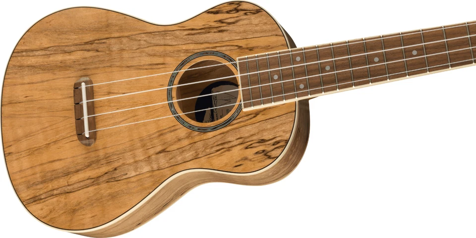 Fender Zuma Exotic Concert Ukulele, Walnut Fingerboard, Spalted Maple - Image 4 of 4