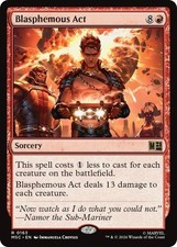 Blasphemous Act - MSC 0163 - NM - MTG Magic