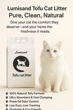 Lumisand Tofu Cat Litter  100 Natural  Low Dust Multi-Pack Options