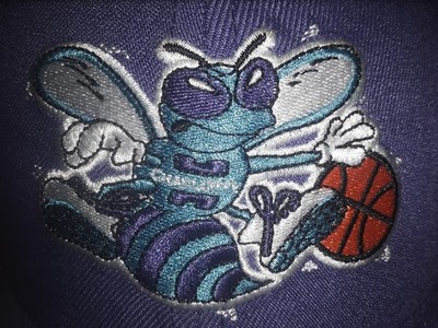 CHARLOTTE HORNETS FITTED HAT RETRO VTG JERSEY COLORS NBA BASKETBALL MEN L LRG XL