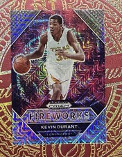 2021 Panini Prizm Draft Picks KEVIN DURANT Fireworks Mojo Prizm /25 Texas