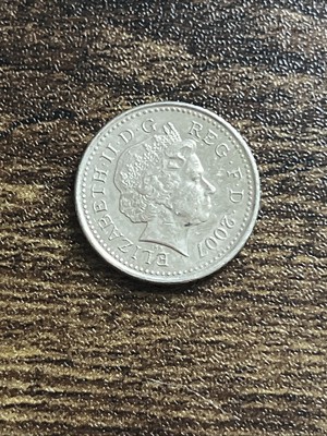 2007 United Kingdom Great Britain 5 Five Pence Elizabeth II Actual