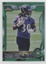 2015 Topps Chrome Rookies Green Refractor Terrence Magee #128 0f8