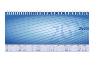 rido/idé Querterminbuch Mod. Sequenz 2026 | 297×105 mm, Karton, blau  Versand 0,