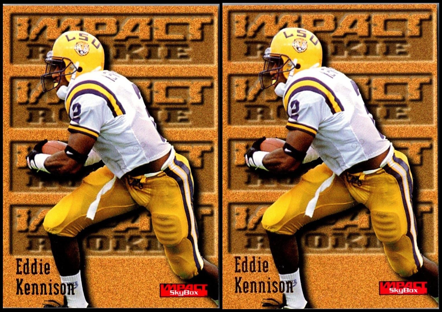 SkyBox Impact Eddie Kennison (2) Card Lot - FREE SHIPPING