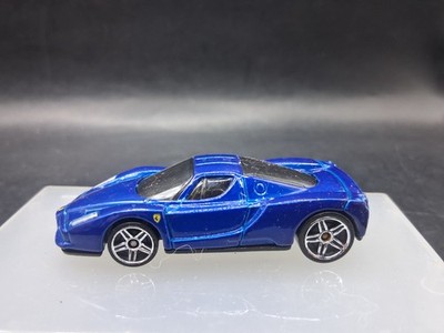Vintage 2002 Hot Wheels Metallic Blue Enzo Ferrari 1:64 Diecast Car