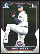 2023 Bowman Draft Chrome Prospects Wyatt Hudepohl #BDC-147 GS1-3