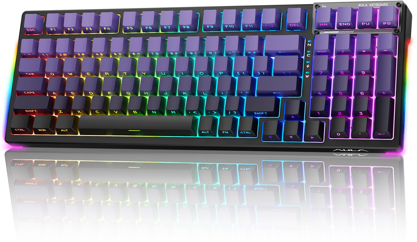 99 Key Mechanical Keyboard, Tri-Mode Bluetooth/2.4G/USB-C Hot Swappable Custo...