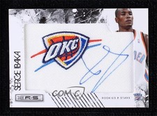 2009-10 Panini Season Update 101/499 Serge Ibaka #168 Patch Auto 5lx