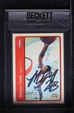 BAS 2004-05 Fleer Tradition Marcus Camby #32 Authentic Auto ow6