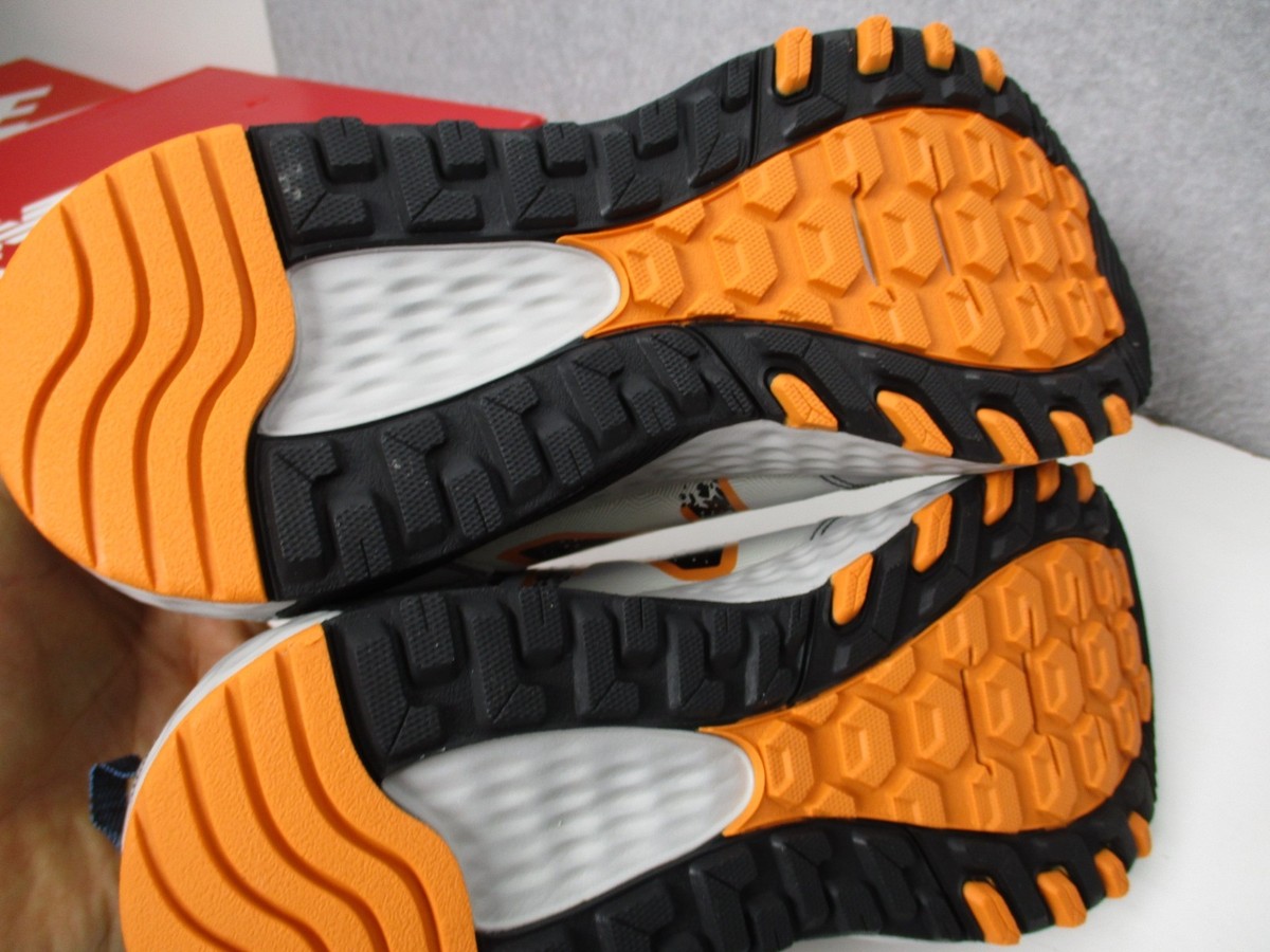 New Balance 410 v8 Trail Running Shoes Gray/Orange Mens Sz 