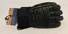 Hestra Fall Line Alpine Pro 5-Finger Leather Gloves - Unisex - Size M/8 - Black