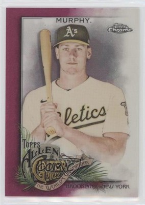 2022 Topps Allen & Ginter Chrome Magenta Refractor 9/199 Sean Murphy #240 gp1