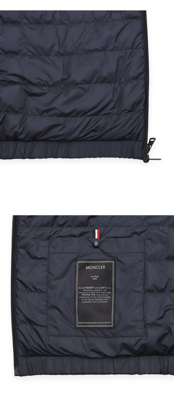 Moncler Men's BERRE Windbreaker Padded Jacket (Navy) 1A00099 597X2 779 152100286 thumbnail 5