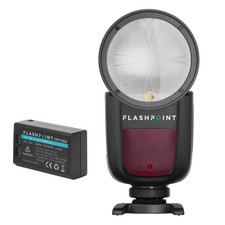 Flashpoint Zoom Li-on X R2 TTL Round Head On Camera Flash for Canon EOS, Wireles
