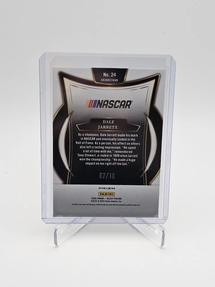 2025 Select Dale Jarrett Grandstand Gold /10 - Изображение 2 из 2