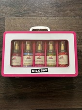 NEW Bath  Body Works Milk Bar Mini Fine Fragrance Mist Sampler Set Suitcase
