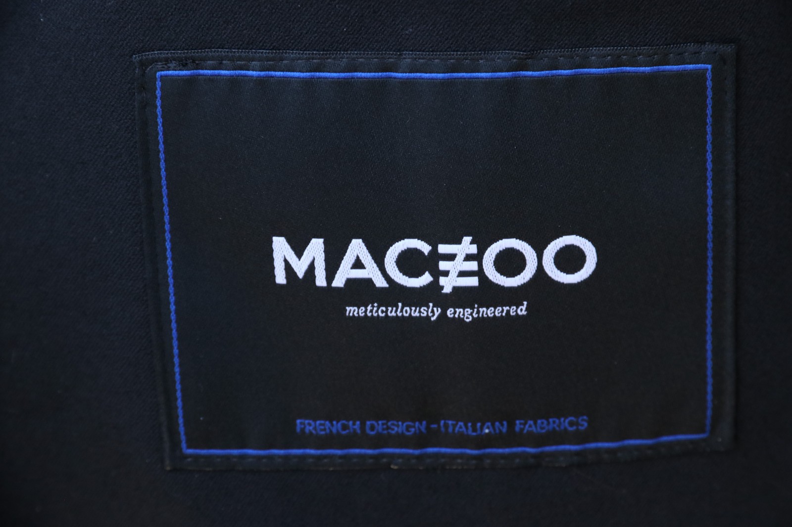 Maceoo Solid Black Unconstructed Two Button Trave… - image 6