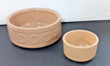 Mason Cash 2 Dog Bowls 6 & 3.5 Inch Diameter Charity Sale