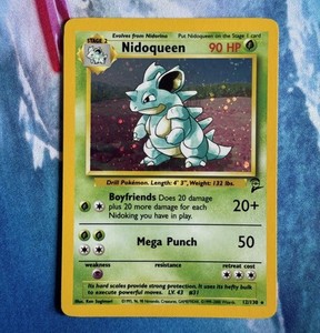 Nidoqueen 12/130 Base Set 2 Holo Rare
