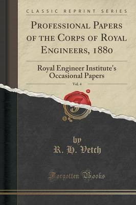 Professional Papers of the Corps of Royal Engineer
