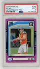 Bo Nix Donruss Optic #369 PSA 9 Denver Broncos   NFL-BN