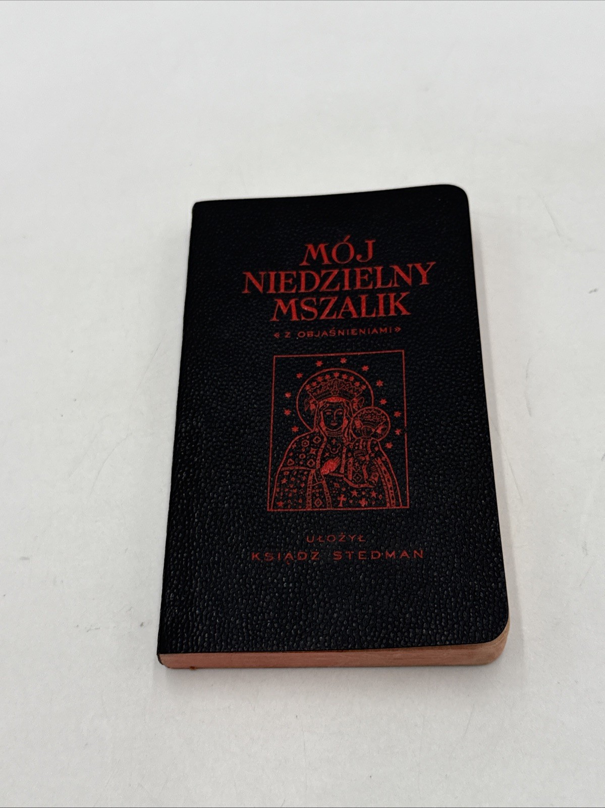 VINTAGE MOJ NEDELNY MISAL (My Sunday Missal) 1940 Polish Father Stedman