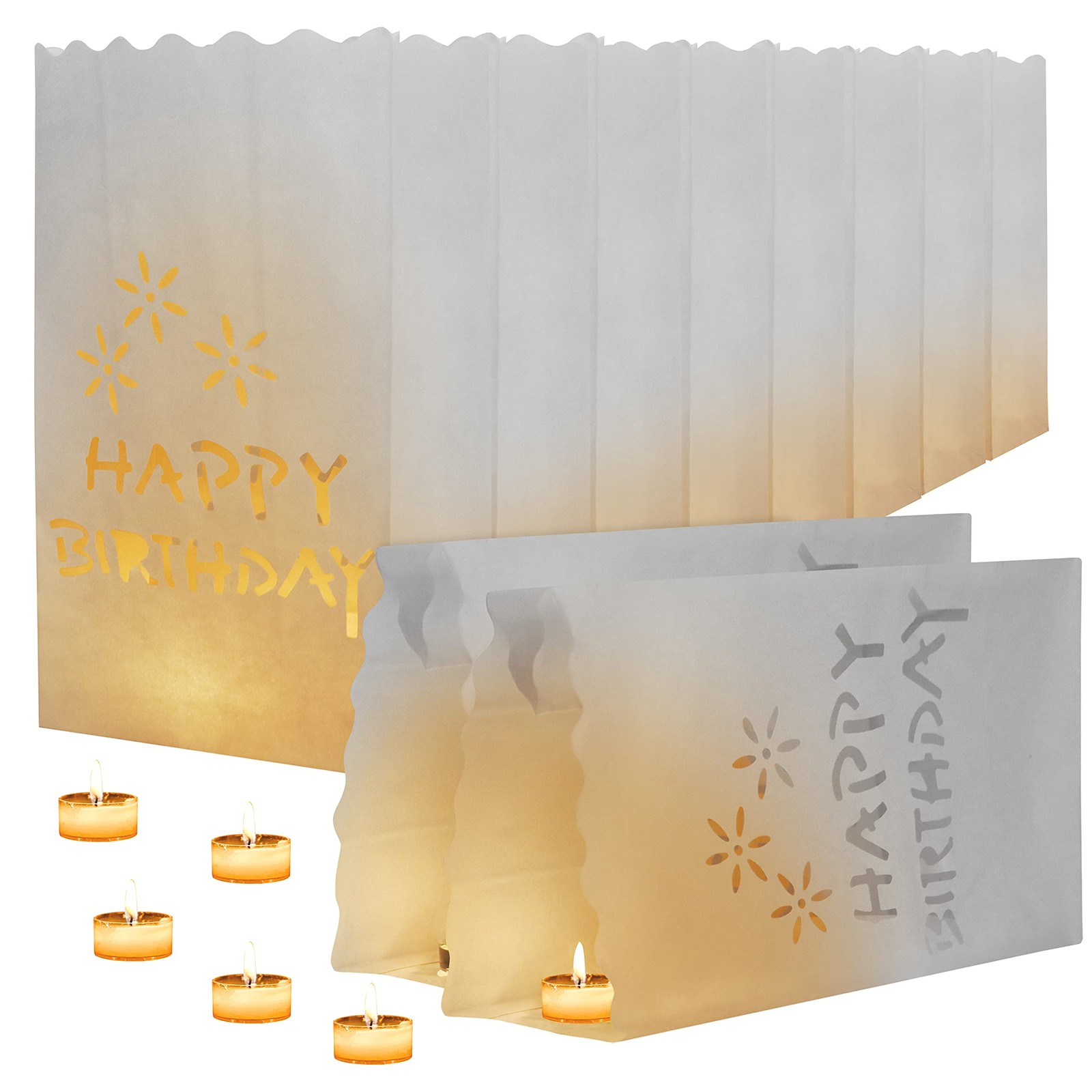 Пресс-папье Weie Tten Deko Geburtstag 10 упаковок - Позже для печати на бумаге - 2090₽